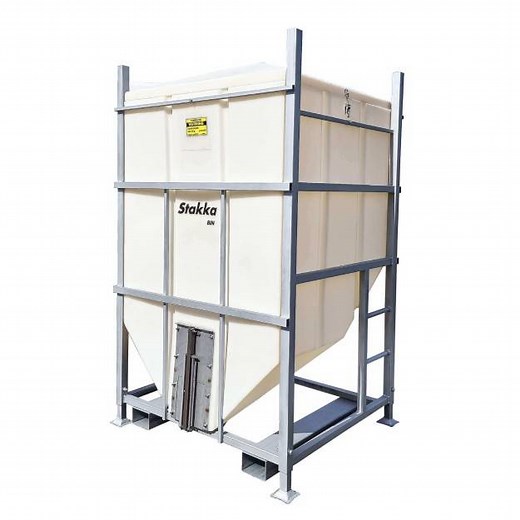 Stakka Bin™ - Poly Storage Hopper Bin - Enmach - Australia