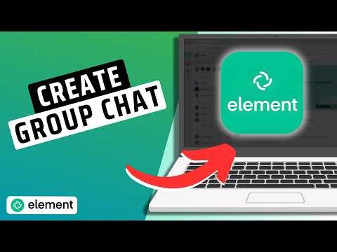 How To Create a Group Chat On Element