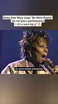She pours her heart out every time! | Mary J. Blige — “No More Drama” (Live) #lyrics #soul #gospel