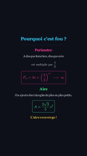 Un perimetre infini dans une surface finie #Shorts