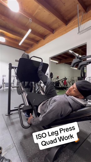 Iso Leg Press simplified #PersonalTraining #SportSpecificTraining #YahMadeFitness #FitnessOver40 #quads