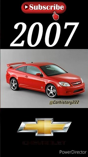 Evolution of Chevrolet Cobalt SS (2004-2023) #chevroletcobalt