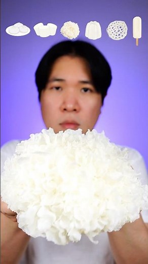 EATING RANDOM WHITE FOOD #asmr #mukbang