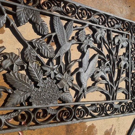 Antique C1910 Boot/shoe Scraper, Door Mat, Cast Iron, Hand Made, Blacksmith Style, One of a Kind AMAZING - Etsy