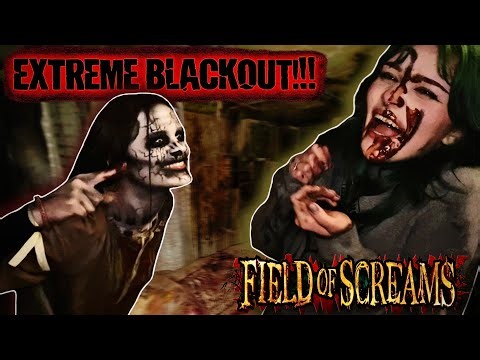 Scare Actor Goes To Extreme Haunt | Field Of Screams, Extreme Blackout