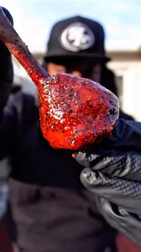 Chuck Matto on Instagram: "Peach lollipop chicken 🍑 Throwing it back to these smackin snacks 🔥 Saucy, bossy and glossy! If you ain’t made these yet, do it!!! . @heathrilesbbq peach rub @gabricksbbq brisket rub @gabricksbbq sugar peach @webergrills searwood . #lollipochicken #easyrecipe #winnerwinnerchickendinner #backyardbbq #bbq #chucksflavortrain #vallejo #tasty #goodfood #weshouldeat #munchies #goodfood"