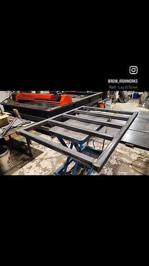 "Working on a custom roof guard to go along with this Custom Winch bumper and Hydraulic coupler guard. The roof guard top sheet is 1/4" steel with a cnc plasma cut grill so you can still see through the roof glass panel. It will have 4 lightbars mounted underneath so there will be 360° of light when needed." @rdm_ironworks has their Torchmate dialed, cutting some unique and rad projects! 🔥 | Torchmate CNC Cutting Systems