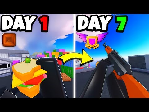 I Mastered RANKED in 7 days in Roblox Rivals!