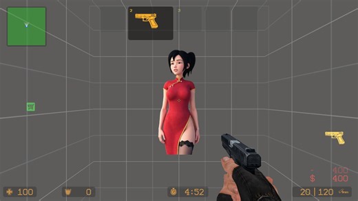 Cheongsam Kak Ros spray mod | Counter-Strike: Source addon