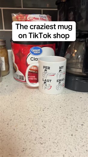 Funny joke work coffee mug #coffeemug #officehumor #permylastemail #funnymug #tiktokshop