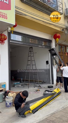 28K views · 150 reactions | Roller shutter door with swing doors.#shutterdoor#entrancedoor#homedecor #homedoor#homedecor#entrancegate#aluminumdoor #door #doordesign #doorfactory #love #homedecor #outdoortiles #safetydoor #carporch #patio #houserenvation#aluminumgate | chinawindowdoors | Facebook