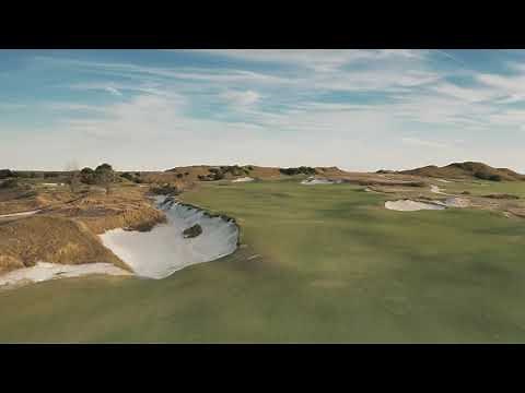Streamsong Red - 15th hole flyover (4k)