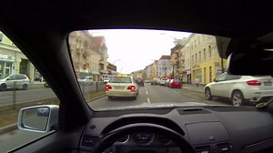 Mercedes C63 AMG Onboard POV Drive in The City Acceleration V8 Sound W204 Benz Kickdown