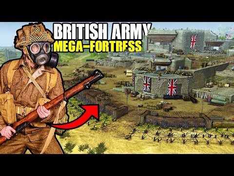 I Upgraded a WW2 British Fort into a MEGA-FORTRESS in this BASE BUILDING Simulator!