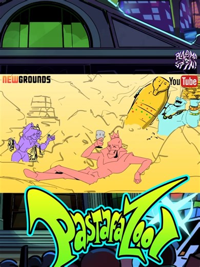 Rough animation for our indie animation pilot Pastafazool is almost done! Catch the full episode this summer on newgrounds and YouTube produced by Plasma Spin Studios #indieanimation #animation #pastafazool