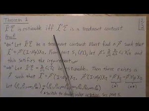 Balanced Incomplete Block Design (part 6/8): Estimability and Treatment Contrasts