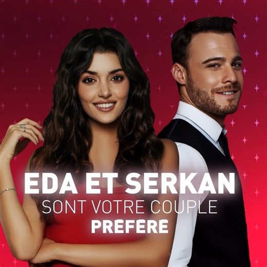 🏆 Et le couple gagnant est Eda et Serkan dans Love is in the air ! Grâce à vos votes et à votre passion, ce couple mythique remporte le titre de votre plus belle histoire d’amour ❤️ Ils ont conquis nos cœurs et marqué cette Saint-Valentin. Merci à toutes et à tous pour votre participation et vos votes ! Joyeuse Saint-Valentin et continuez à célébrer l’amour sur Novelas TV. | Novelas TV