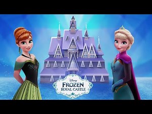 Disney Frozen Royal Castle - Elsa Anna Doll House Kids Game | Unlock All Character and Place!