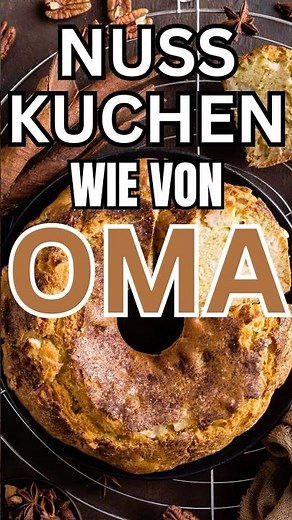 Nusskuchen wie von OMA! in 10 Minuten angerührt! #schnellerezepte #backen #omasrezepte