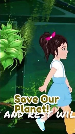 Going Green Adventure! 🌱💚🌳 Save the Planet Song for Kids 🍃✨#shorts
