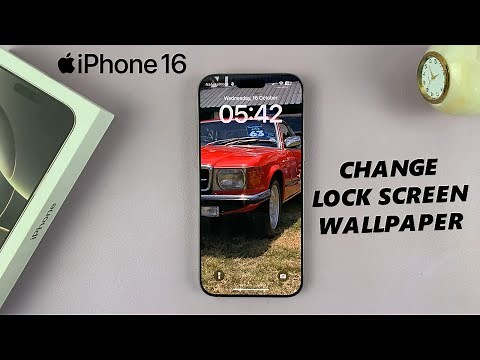 How To Change Lock Screen Wallpaper On iPhone 16 / 16 Pro