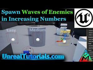 UE4 Tutorial | Spawn Waves of Enemies in Increasing Numbers