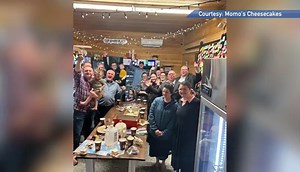 Surprise gathering at Momo’s Cheesecake