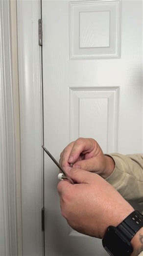 Prevent Door Knob Holes! Hinge Stop Installation