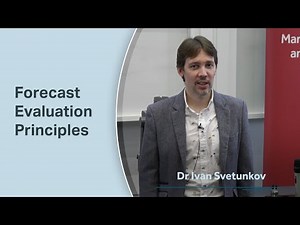Business Forecasting Principles: 09. Forecast evaluation principles