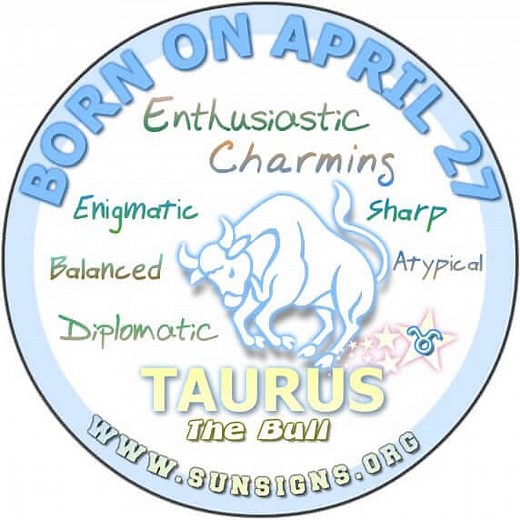 April 27 Zodiac Horoscope Birthday Personality