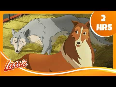 🐺 Lassie Saves a Lost Wolf Cub! | The New Adventures of Lassie | Cartoons For Kids