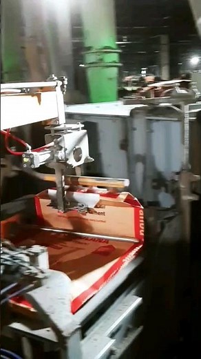 Roto packer machine bag applicator.#cement #cementplant#packingmachine
