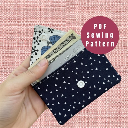 Mini Wallet Sewing Pattern, Beginner Easy Coin Purse (PDF Pattern) - Etsy UK