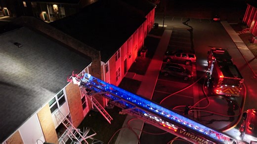WORKING FIRE: 1000 BLK Atlantis Drive – Atlantis Apartments On 12/19/2025 at 19:28:37, VBFD units were dispatched to a commercial multi-family structure fire in the 1000 block of Atlantis Drive. Crews arrived on scene at 19:32:16 and observed heavy smoke and flames coming from the second floor of a two-story apartment complex. One civilian sustained injuries and was transported to a local hospital. No additional injuries were reported to civilians, firefighters, or pets. Two apartments were affe