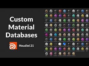 How to Create Material Databases in Solaris | Houdini 21