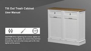 Watch Tilt ut Trash Cabinet Installation Instructions on Amazon Live