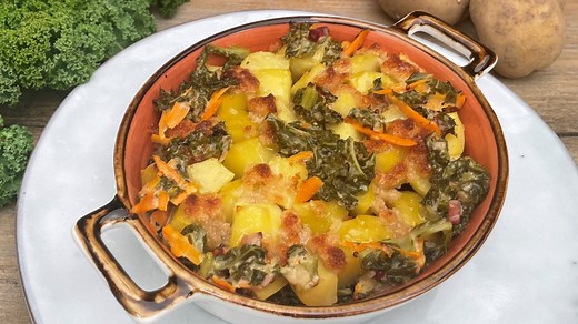 Kaffee oder Tee: Rezept: Überbackener Grünkohl