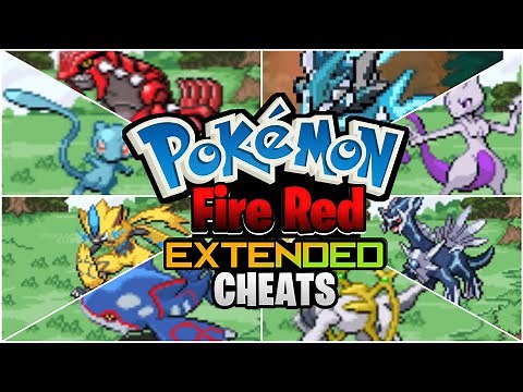 Pokemon Fire Red Extended Cheats [ 100% Working ] Legendary | Ultra Beasts | Mythical..!