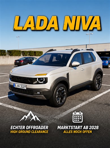 Der neue Lada Niva sieht aus wie ein Duster-Klon – aber ist keiner. 😳 Russlands Kult-Offroader könnte 2028 zurückkommen. Mehr Retro. Mehr Kante. Mehr Diskussion. Aber reicht das gegen moderne SUVs? 🔥 Manche feiern ihn als ehrliches Geländetier. Andere sehen nur alte Technik im neuen Look. 🚙 Würdest du ihn fahren oder direkt beim Dacia Duster bleiben? #LadaNiva #DaciaDuster #Offroad #SUV #Geländewagen #AutoNews #CarTok