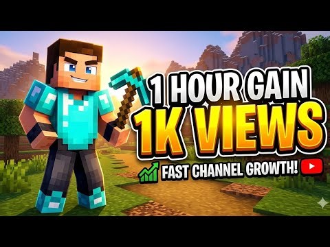 1 Hour Challenge: Get 1K Views Fast! 🚀