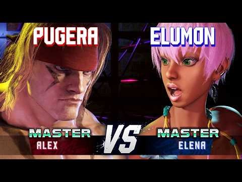 SF6 ▰ PUGERA (Alex) vs ELUMON (Elena) ▰ High Level Gameplay