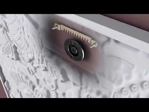 Precision Picture Installation Method 3 - Sawtooth Hanger