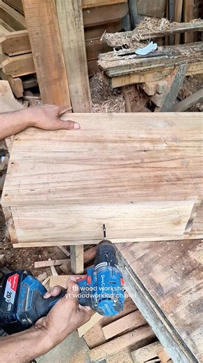 1.1K views | Installing rails for drawers #woodworking #technique #diy | bengkel kayu | Facebook