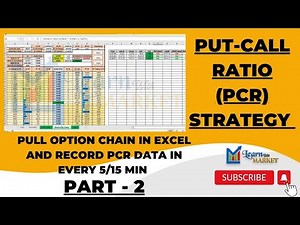 PCR data ko 5/15 record kaise kare Part 2 || How do you calculate a put/call ratio?