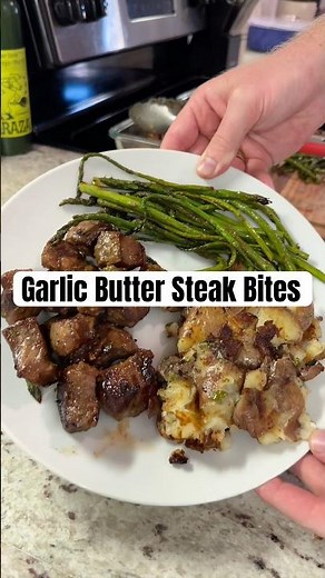 Garlic Butter Steak Bites on the Blackstone Griddle