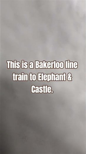 #bakerlooline #train 1972 stock onboard announcement at Warwick Avenue Station