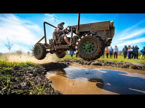 Crazy Tractor Show in Vysker - Speed vs Big Mud