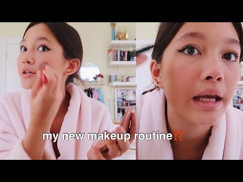 get ready with me (skincare, new makeup routine, shopping in soho)