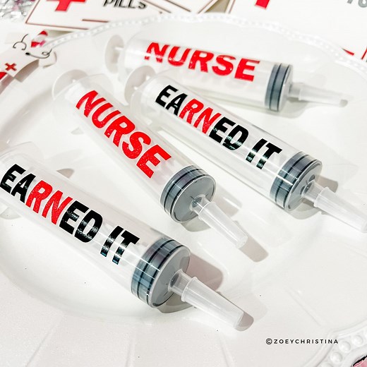 Nurse Graduation Jello Shot Syringes, Party Celebration Decor - Etsy