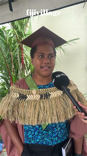 Anasimeci Ravai, who graduated with a Masters Degree in Environmental Science encourages youths…